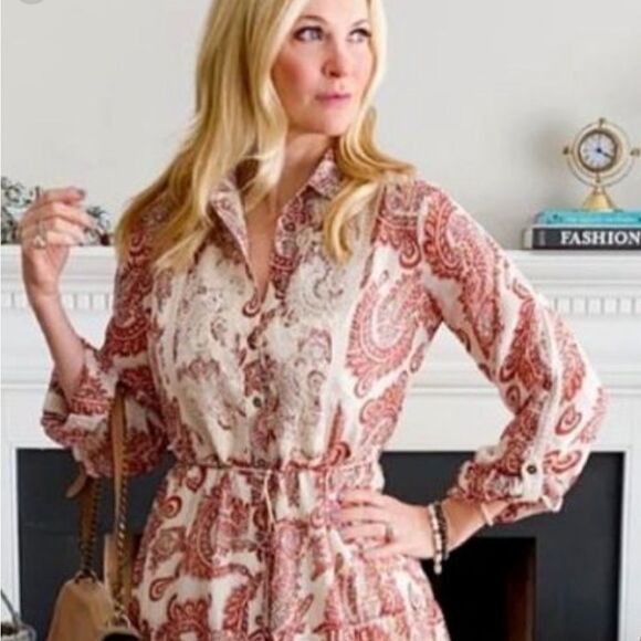 Anthropologie Allaire Maxi Shirtdress Size SP - Picture 3 of 16